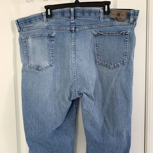 Wrangler Premium Jeans Regular Fit Light Wash Blue Denim Men's Size 44 x 32 - Picture 5 of 9